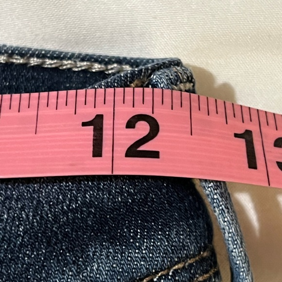 Mother women’s jeans size 24 blue flare wide leg the cruiser partners undercover - Picture 16 of 16